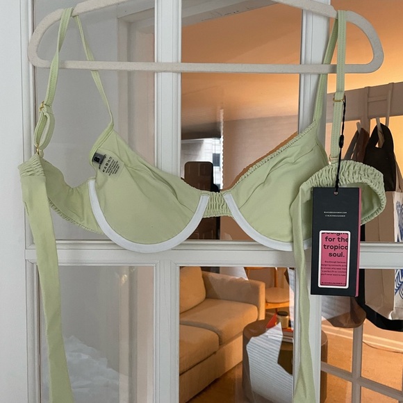 Light green bikini top SZ M - Picture 5 of 5